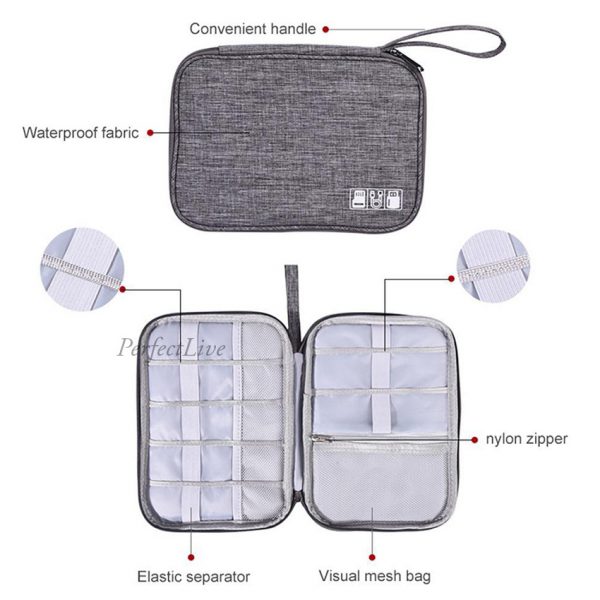 travel digital gadget organizer bag