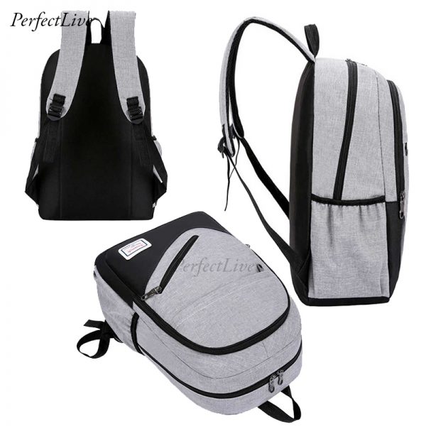 3pcs canvas backpack