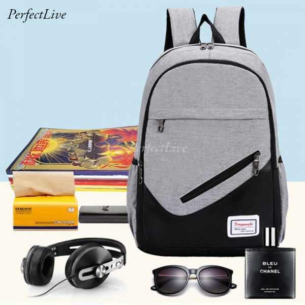 3pcs canvas backpack